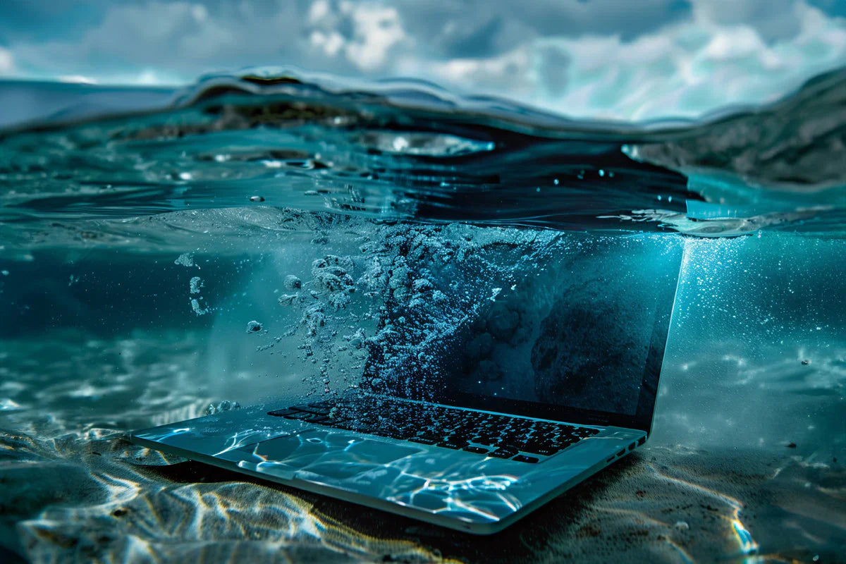 Wussten Sie, dass für die Herstellung eines neuen Notebooks bis zu 190.000 Liter Wasser benötigt werden?